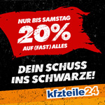 Dein Schuss ins Schwarze – 20% auf fast alles bei kfzteile24