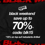 BLACKWEEKEND bei KICKZ – 15% auf die komplette bereits reduzierte Ware