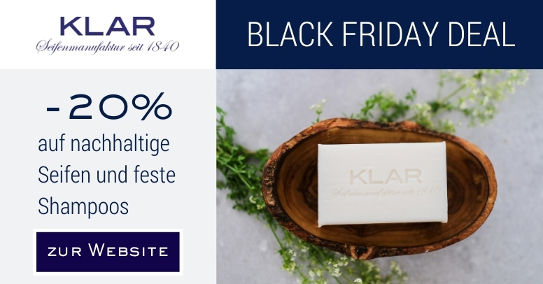 Klar Seifen Black Friday 2020