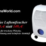 Schluss mit zu feuchter Raumluft – Luftentfeuchter zum Top Preis bei KlimaWorld!