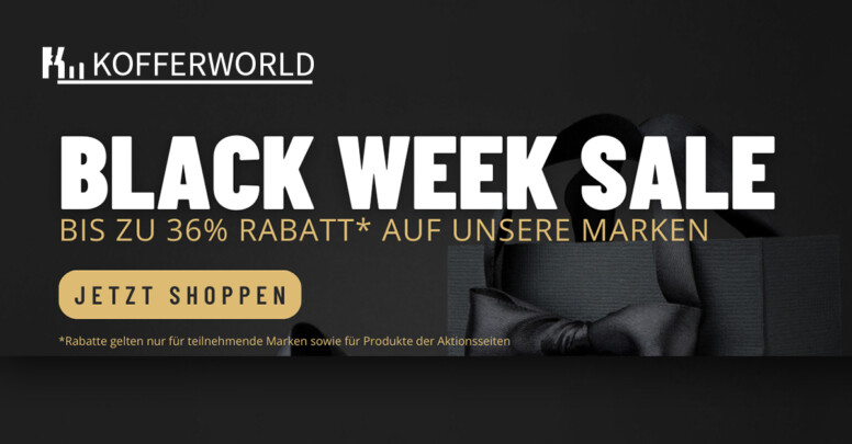 Kofferworld Black Friday 2024