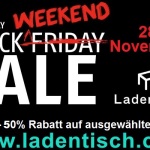 Black Friday Weekend bei Ladentisch.com – Spare bis zu -50% auf ausgewählte Produkte!