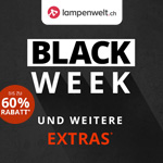 Black Week bei Lampenwelt.ch mit bis zu 60% Rabatt plus weitere Extras