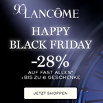 Black Friday bei Lancôme mit 28% Rabatt auf fast alles