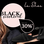 Black Weekend Deals bei LaShoe mit bis zu 30% Preisvorteil