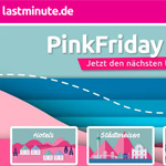 Pink Friday ist here! 50% Rabatt auf Reisegutscheine bei lastminute.de