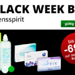 Bis zu 69% Rabatt bei der großen Lensspirit Black-Week.