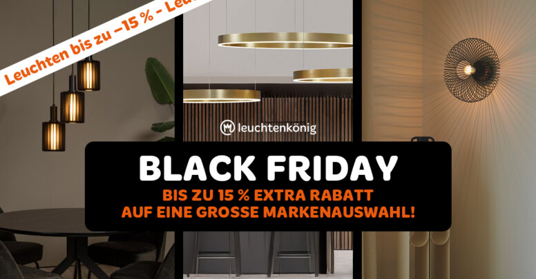 Leuchtenkönig Black Friday 2025