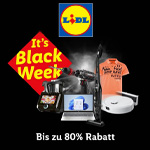 Bis zu 80% Rabatt auf Aktionsartikel in der Lidl Black Week