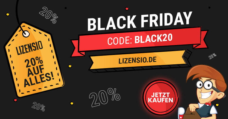 Lizensio Black Friday 2020