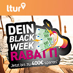 ltur Black Week: Bis zu 400 Euro Urlaubsrabatt sichern