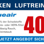 Nur heute bis zu 40% Rabatt auf Blueair Luftreiniger