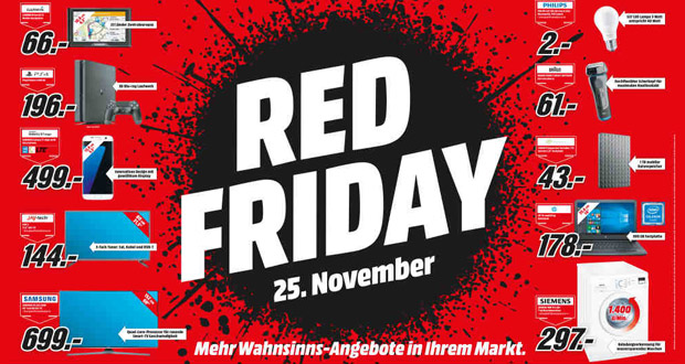 Red bei Media Markt – für 196 EURO und viele weitere Top Angebote! | BlackFriday.de