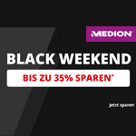 Black Weekend bei Medion: Spare jetzt bis zu 35%