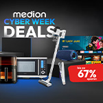 Medion Cyber Week: Bis zu 67% auf Technik Highlights