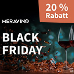 Nur am Black Friday: 20% Rabatt auf alle Weine bei Meravino!