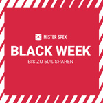 Mister Spex Black Week Sale – Brillen bis zu 50% günstiger