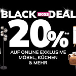 Nur Online – Black Deal mit 20% Extra Rabatt bei Möbel Boss