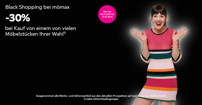 mömax Black Friday 2019