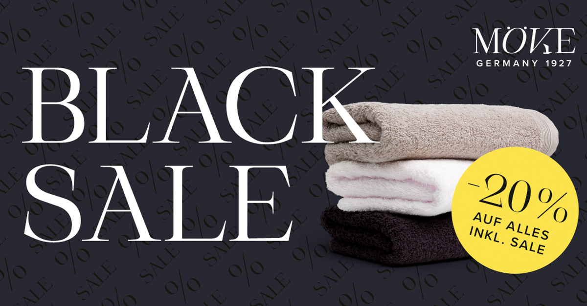 Black Sale bei MÖVE – 20% Rabatt auf das gesamte Sortiment »