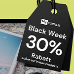 My Black Week – 30% auf alle Fotoprodukte bei MyFujifilm