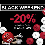 20% Rabatt mit dem Black Weekend Angebot von My M&M’s®