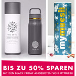 Bis zu 50% sparen mit den Black Friday Angeboten von mymuesli