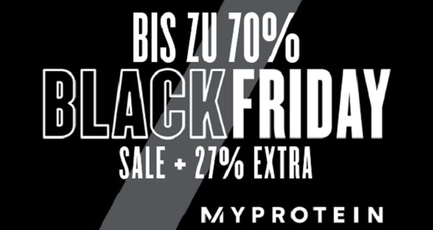 Myprotein Black Friday 2018