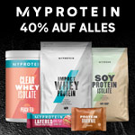 Mega Black Friday Sale bei Myprotein – Sicher dir jetzt hochwertige Sportnahrung mit 40% Rabatt