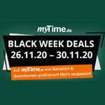 Die myTime.de Black Week Deals – Jetzt Rabatte & Gutscheine sichern!