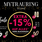 15% Rabatt auf das gesamte Sortiment bei MyTrauringStore