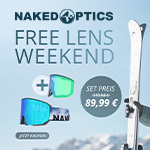 Gratis Ersatzglas zu jedem Brillenkauf bei NAKED Optics