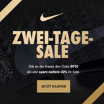 30% Extrarabatt auf alle Sale-Artikel im NIKE Online Store