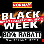 Profitiere jetzt von den BLACK WEEK Highlights bei Norma24 und sicher dir bis zu 60% Rabatt