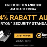 Sicher dir nur heute 44,44% Rabatt auf Norton Security Standard. Nur 22,22 EUR statt 39,99 EUR.