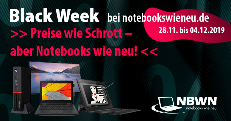 notebooks-wie-neu.de Black Friday 2019