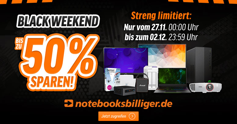 notebooksbilliger Black Weekend 2019