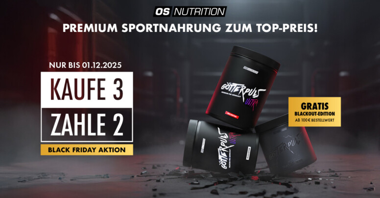 OS Nutrition Black Friday 2025