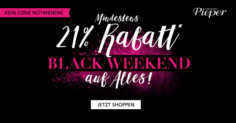 parfuemerie pieper black weekend 2021