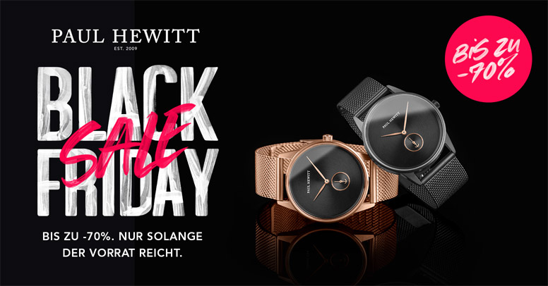 Paul Hewitt Black Friday 2019