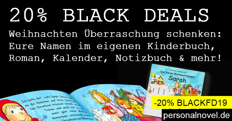 personalNOVEL Black Friday 2019