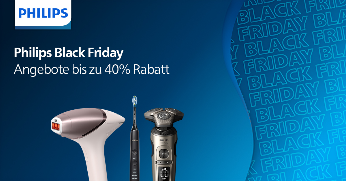 Philips Black Friday Angebot Bis zu 40 Rabatt » BlackFriday.de