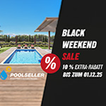 Black Weekend Sale bei Poolseller.de – 10% Rabatt auf alles!