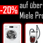 20% auf ALLE Miele Geräte beim Premiumshop24.