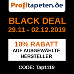 Sicher dir jetzt 10% Preisnachlass auf ausgewählte Tapeten im Store von profitapeten.de