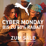 Es ist Cyber Monday bei PUMA – Nur heute bis zu 50% Rabatt