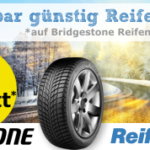 Sicher dir jetzt 6% Rabatt beim Kauf eines neuen Bridgestone Reifens bei ReifenDirekt.de!