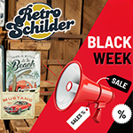 Nur für kurze Zeit – 7% auf alles bei Retroschilder.com