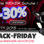 Nur heute: 30% Rabatt auf alle Rieker Schuhe!