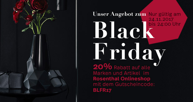 Rosenthal Black Friday 2017